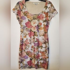 FOREVER 21 vintage-look floral lace dress